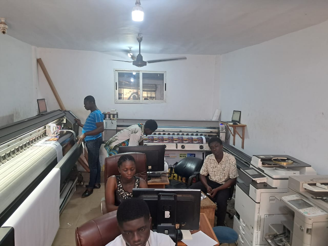 Production Team at Work